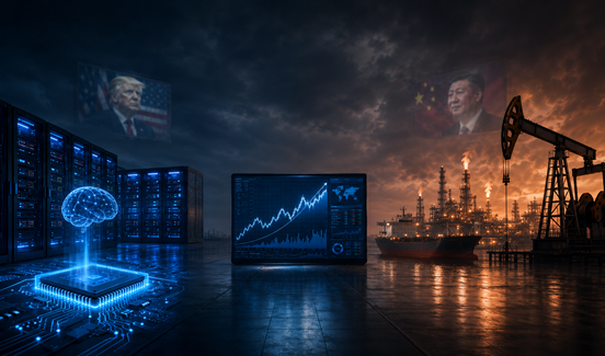 beeld van een kantoor en een haven