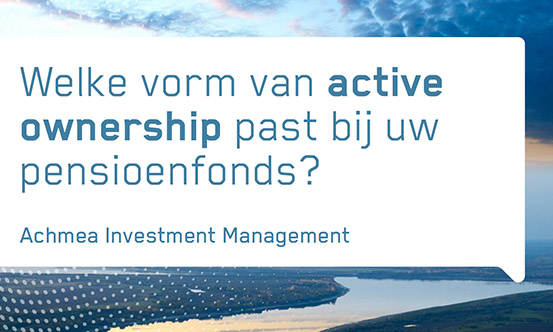 Welke vorm van activite ownerschip past bij uw pensioenfonds