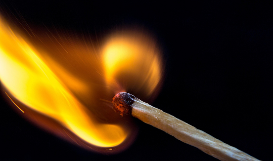 Brandende lucifer
