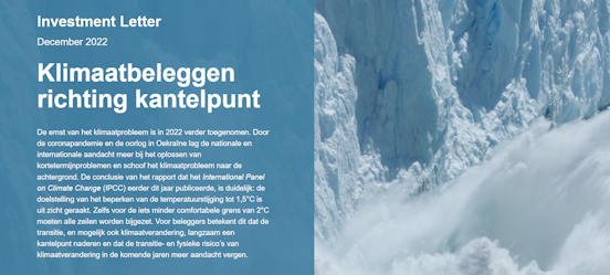 Investment Letter december 2022 afbeelding