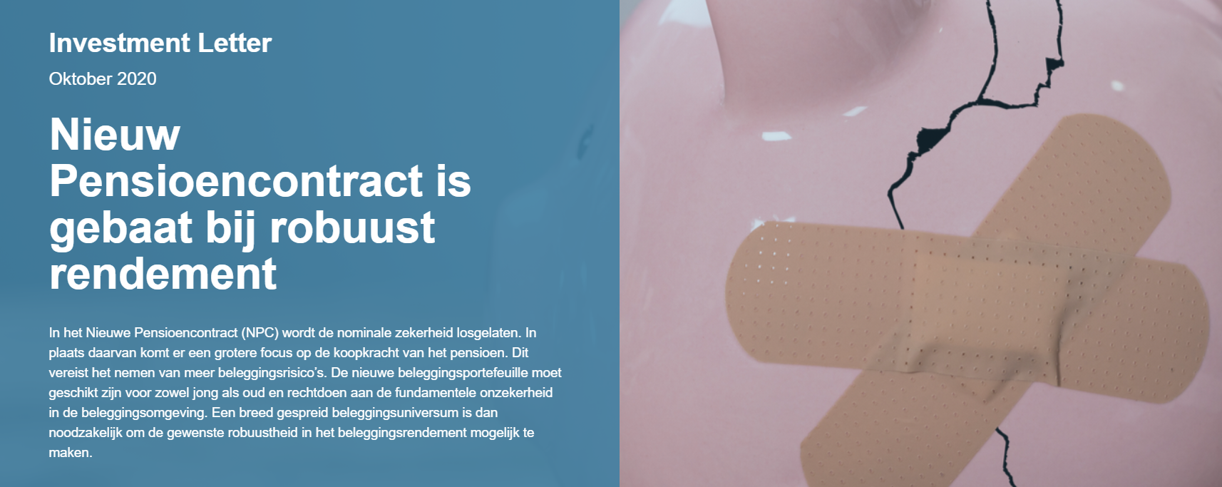 Nieuw pensioencontract