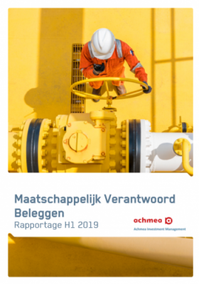 Maatschappelijk Verantwoord Beleggen halfjaarverslag H1 2019