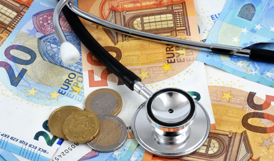 Afbeelding geld en gezondheid