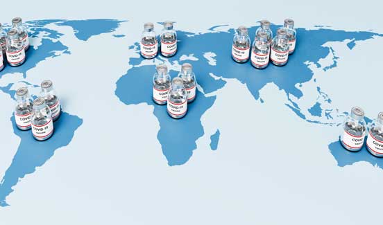 covid vaccins worldwide